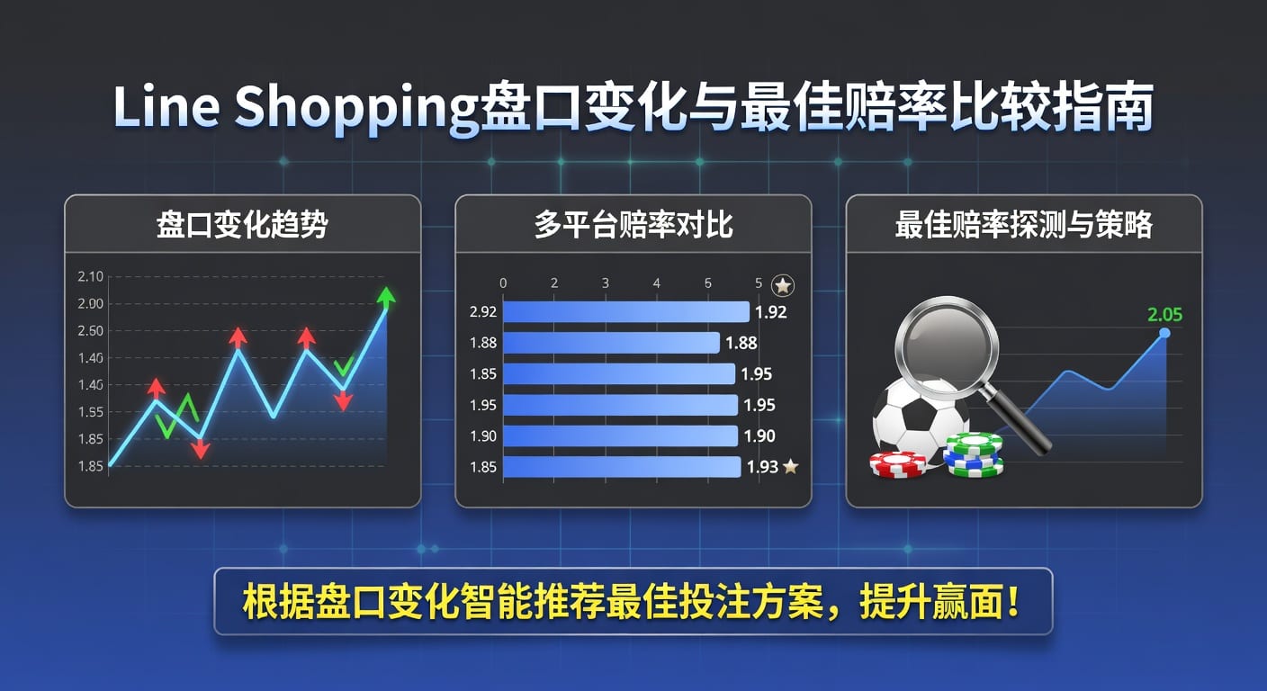 line shopping 盘口变化与最佳赔率比较：走地盘体育官网