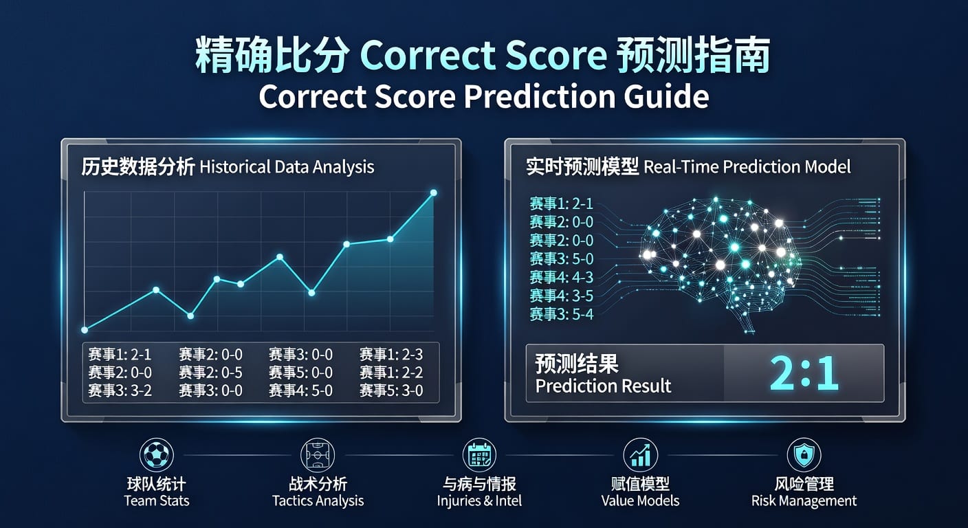 精确比分 correct score：雷速体育官网实战解读
